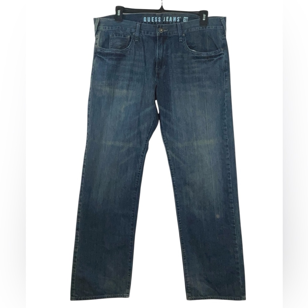 Men’s Guess straight leg Jeans. Size 38 X 32 GUC - Picture 1 of 11